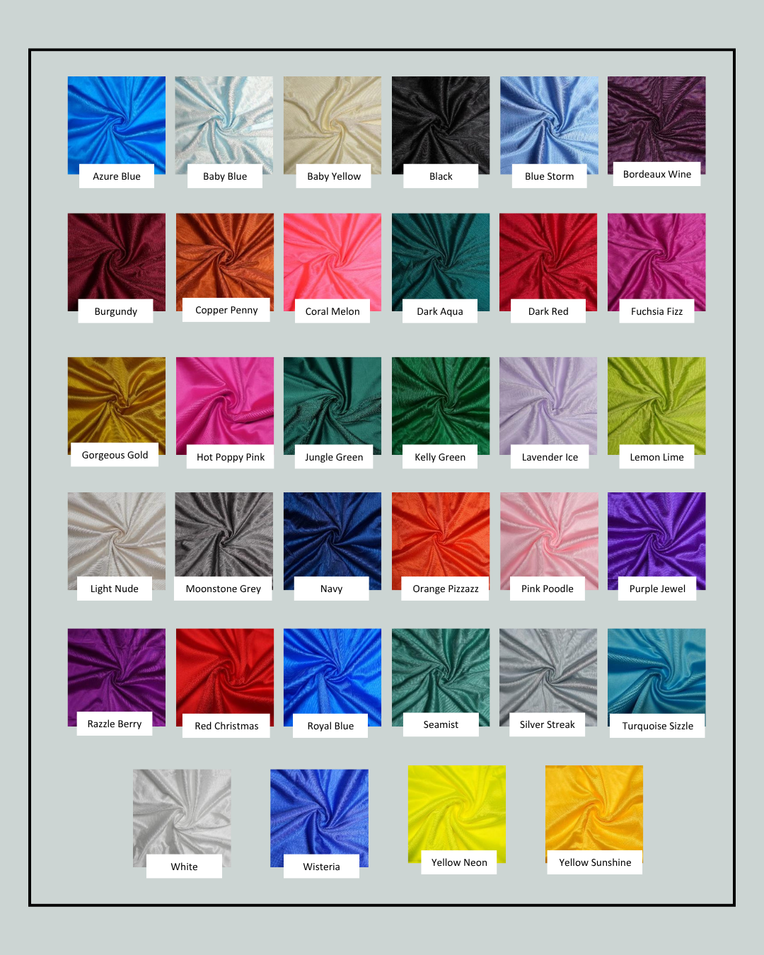 Nylon Tricot Aerial Fabric Sample